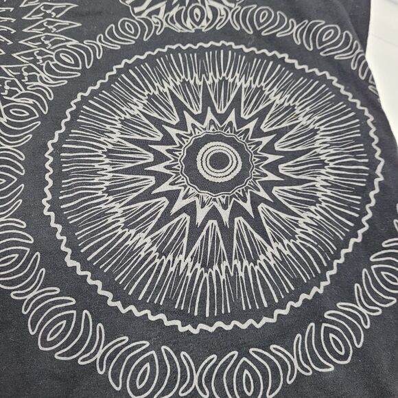 COLINE black t-shirt triple burst long sleeve tee shirt L - Picture 4 of 8